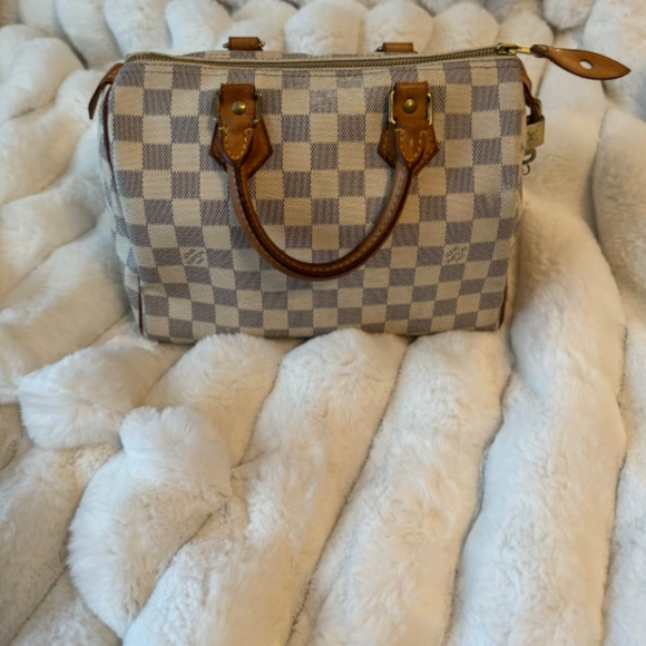 Speedy 30 Damier Azur Canvas - Picture 2 of 8